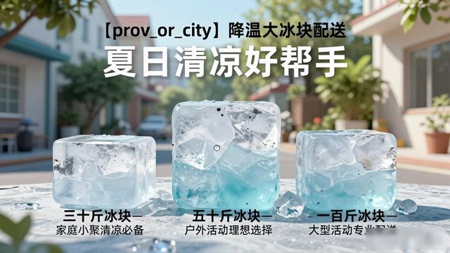 许昌降温大冰块配送_海鲜排档降温解决方案_高温天气大冰块配送